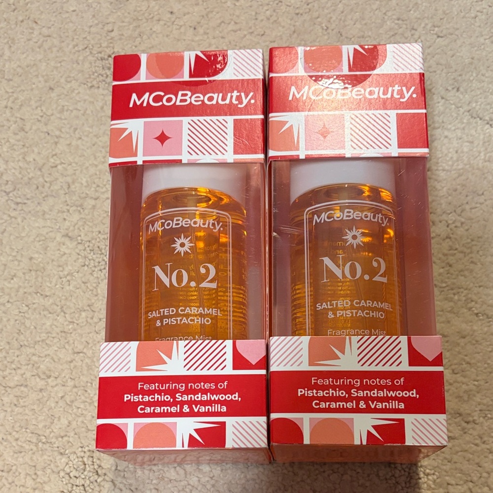 Set of Two MCoBeauty No. 2 Fragrance Mist New in Box